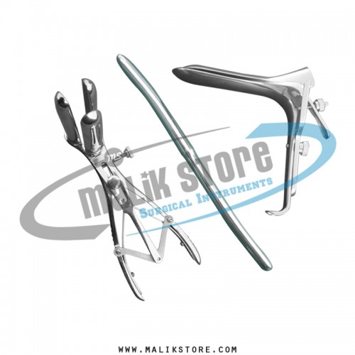  hegar uterine dilator, 9-10, mathieu speculum, grave medium